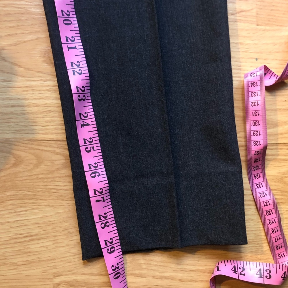 Jil Sander Fleeced Wool Charcoal Grey Trouser Pants - Picture 12 of 13